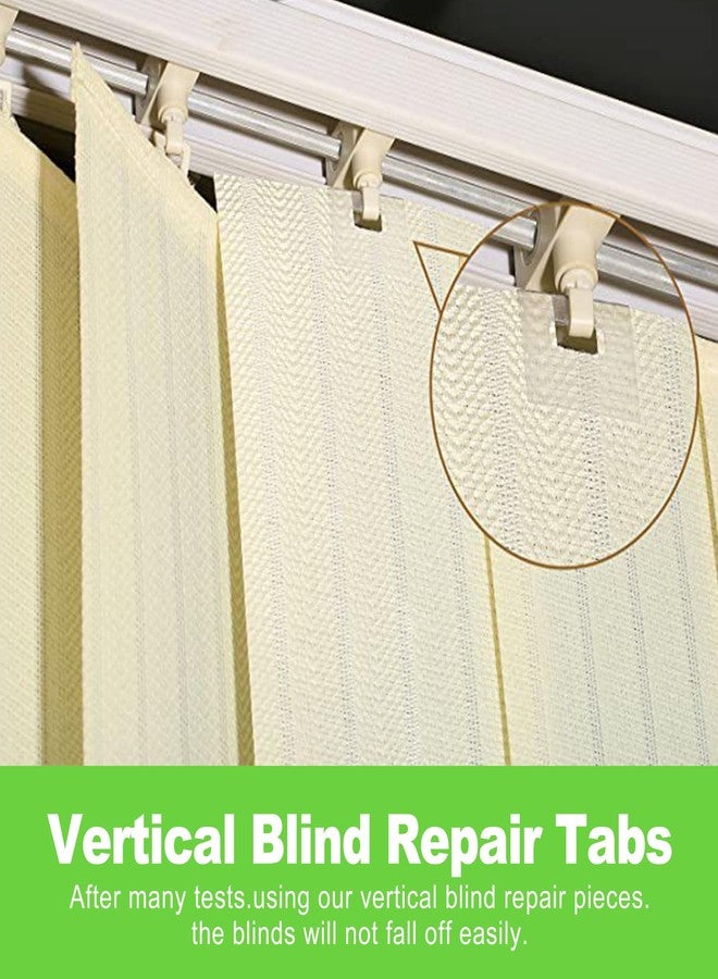 CeroDimo 60 Pcs Clear Vertical Blind Repair Tabs - 1.18x1.18 Inch Slat Reinforcement Patches with Self-Adhesive Backing - Peel & Stick Fixers for Broken Blind Holes (Makes 30 Repairs) - Image 5